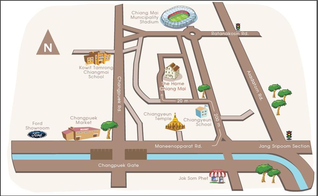 The Home Chiangmai Luxury Guesthouse Chiang Mai Luaran gambar